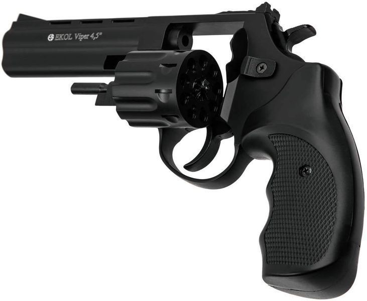 Револьвер под патрон Флобера Ekol Viper 4.5" стальной барабан черный 190 м/с 2282 фото