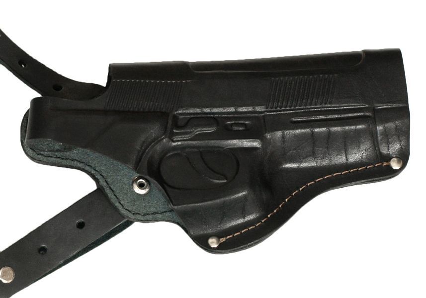 Кобура Beretta M-92 оперативна натуральна шкіра (005) плечове носіння під пахвою 1817 фото